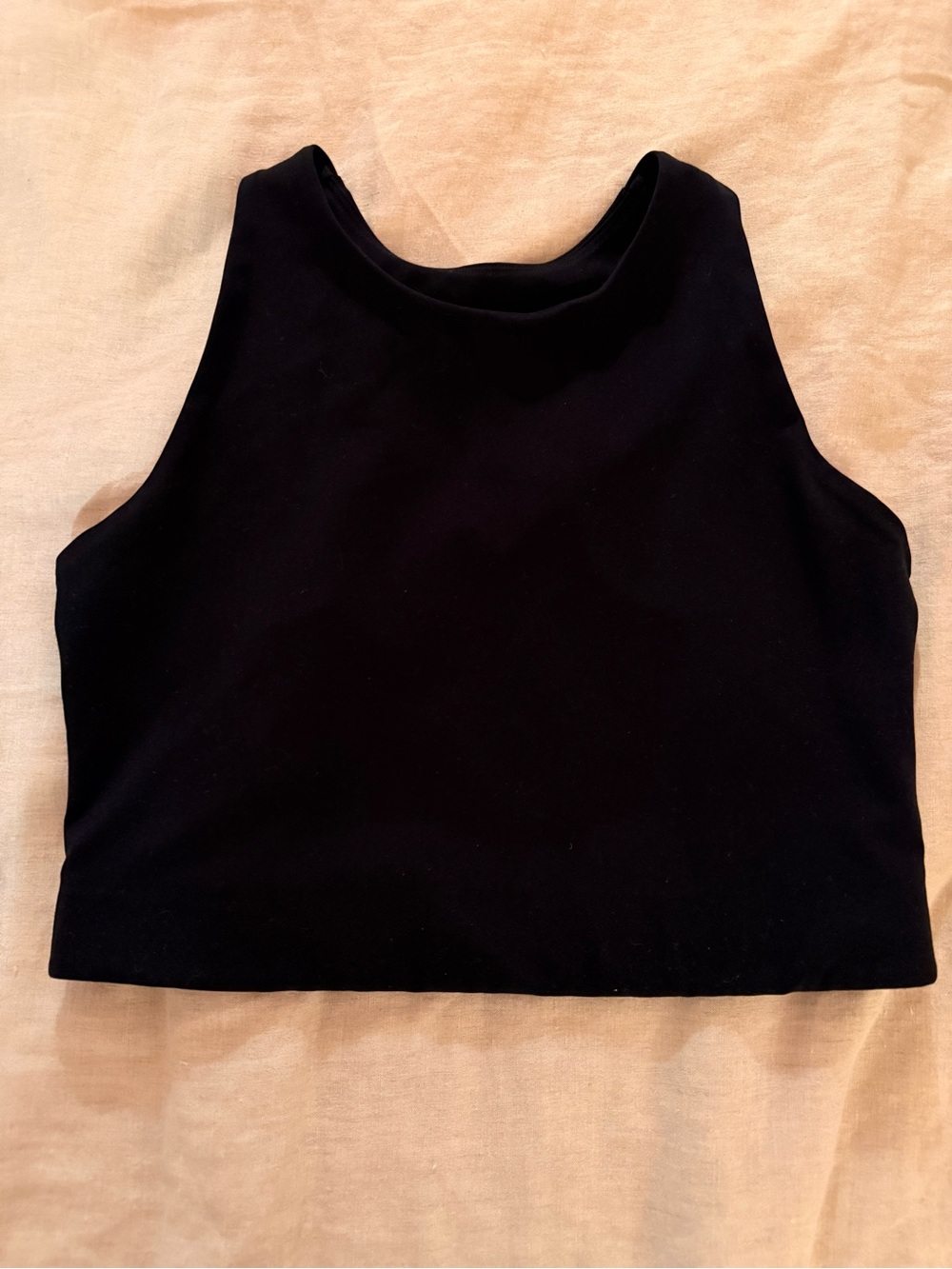 Girlfriend Collective Black Dylan Tank Bra